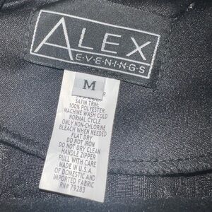 Alex Evenings size M black sequin jacket